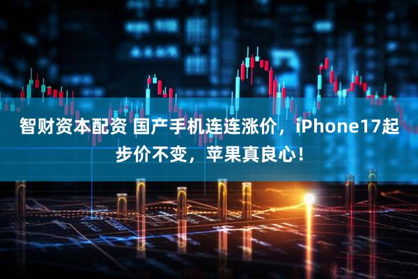 智财资本配资 国产手机连连涨价，iPhone17起步价不变，苹果真良心！